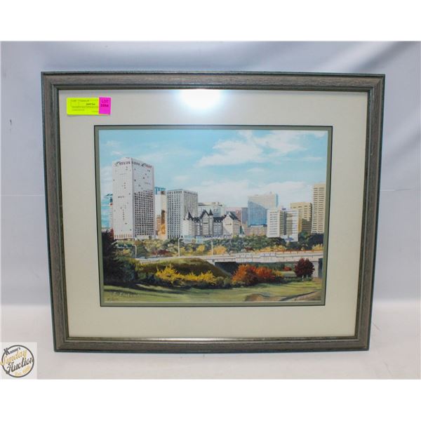 FRAMED MACDONALD HOTEL EDMONTON
