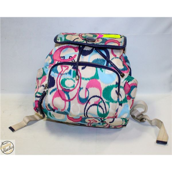 GENUINE COACH BAG (BACKPACK STYLE)