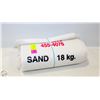 Image 1 : (20) UNUSED 18KG SAND BAGS WHITE