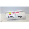 Image 1 : (20) UNUSED 18KG SAND BAGS WHITE