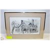 Image 1 : FRAMED PRINT OF ARTS & CRAFT MANSION