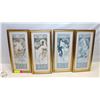 Image 1 : FOUR FRAMED PRINTS “THE FOUR SEASONS”