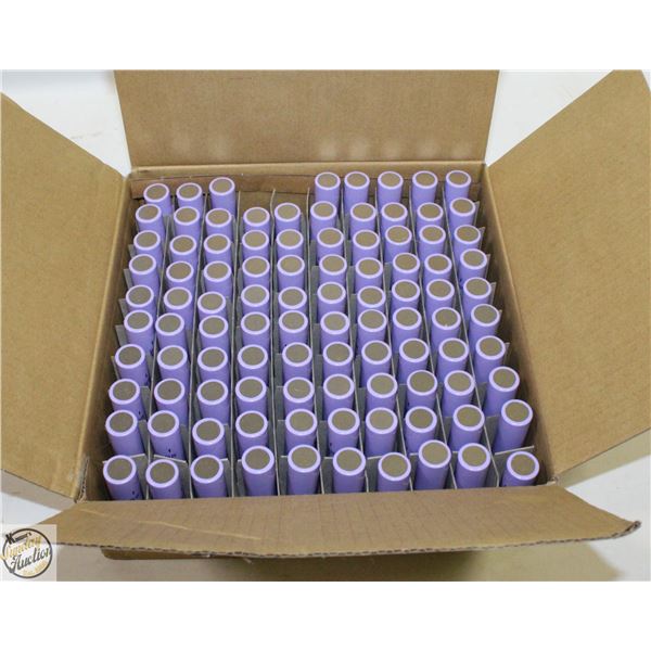 CASE OF 100 RECHARGEABLE MOLICEL BATTERIES