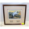 Image 1 : FRAMED COLOUR PRINT US DUCK STAMP