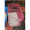 Image 1 : PINK METAL PET KENNEL FOR SMALL DOGS/CATS