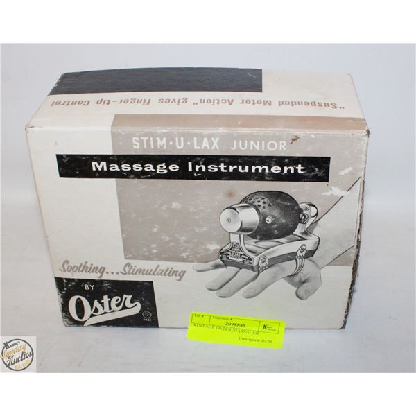 VINTAGE OSTER MASSAGER