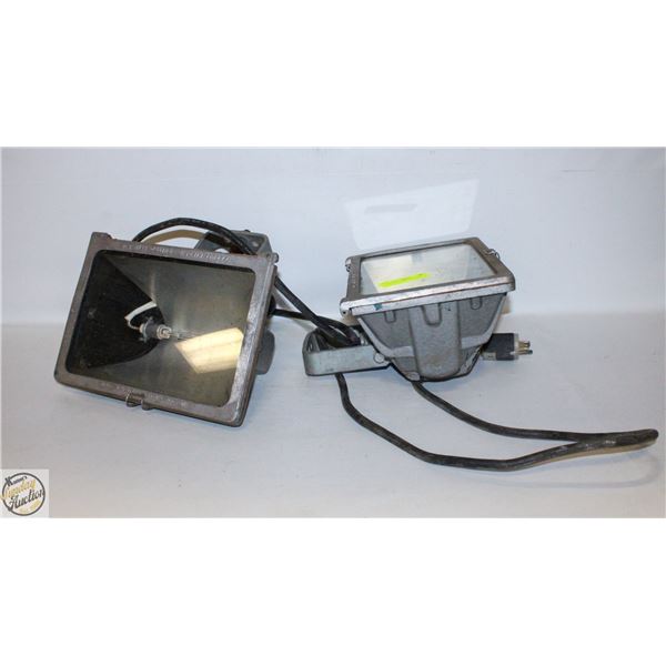HALOGEN WORK LIGHTS X2