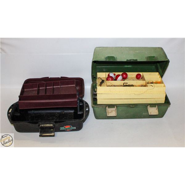 2 TACKLE BOXES 1 FULL