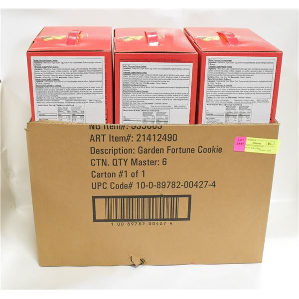 2 CASES OF SIX BOXES OF INDIVIDUAL WRAPPED