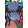 Image 1 : BLUE CHAIR WITH ARMRESTS