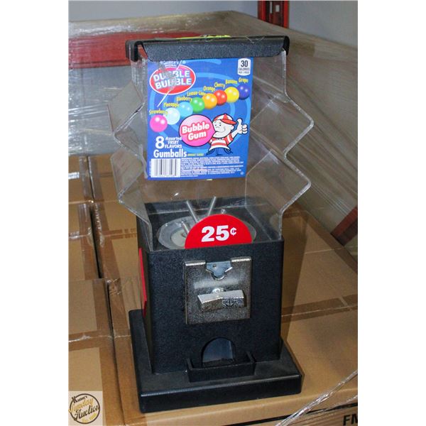 GENERIC 25c GUMBALL MACHINE NO KEYS