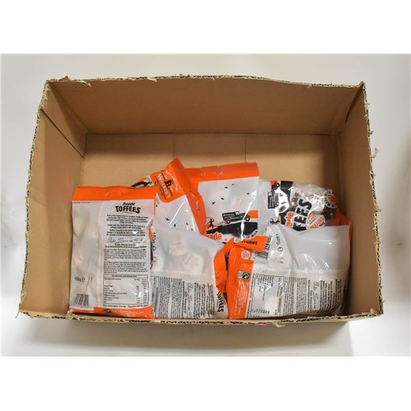 SIX BAGS OF WALKERS, ENGLISH TOFFEE