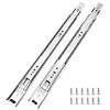 Image 1 : NEW 3-FOLD BALL BEARING DRAWERS SLIDE SIDE MOUNT