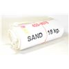 Image 1 : (20) UNUSED 18KG SAND BAGS WHITE