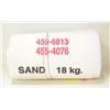 Image 1 : (35) UNUSED 18KG SAND BAGS WHITE