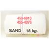 Image 1 : (20) UNUSED 18KG SAND BAGS WHITE
