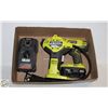Image 1 : RYOBI 18V LITHIUM DRILL AND AIR PUMP