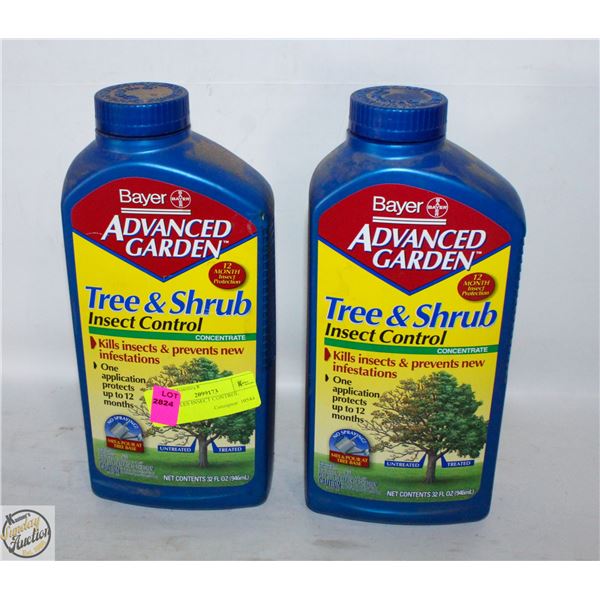 2 BOTTLES INSECT CONTROL