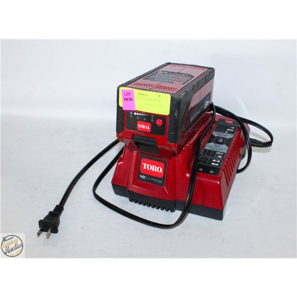 TORO 48V BATTERY&CHARGER