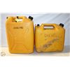 Image 1 : TWO 20 LTR DIESEL FUEL CANS
