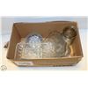 Image 1 : ESTATE LOT OF BUBBLE GLASS DISHES