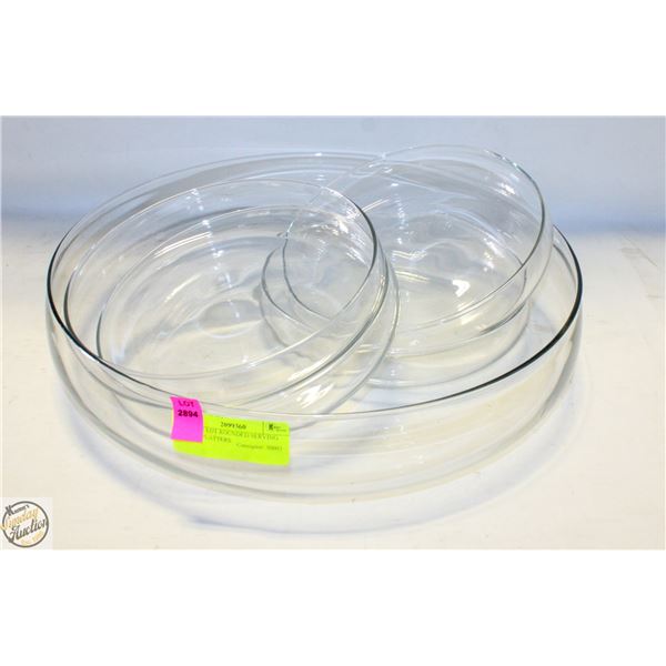 ESTATE LOT ROUNDED SERVING BOWL PLATTERS