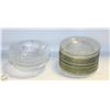 Image 1 : ESTATE LOT OF CLEAR GLASS DESSERT PLATES