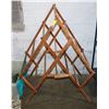 Image 1 : FOLDING VINTAGE WOODEN CLOTHES DRYING RACK