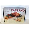 Image 1 : PADERNO ROASTING PAN WITH RACK 15.5"X12X3.5 INCHE