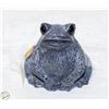 Image 1 : FROG SCULPTURE BY THE WOLF HAND MADE IN CANADA