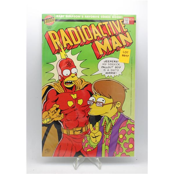1972 BONGO COMICS RADIOACTIVE MAN #216