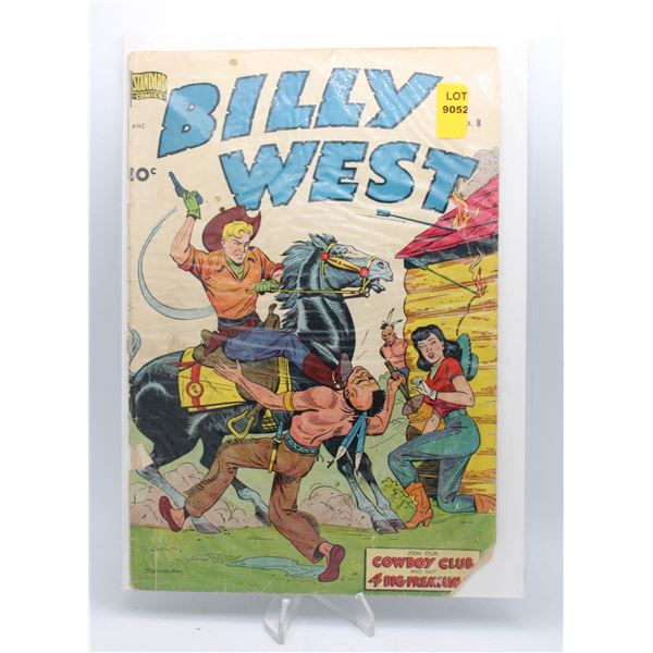 1950 STANDARD COMICS BILLY WEST #8