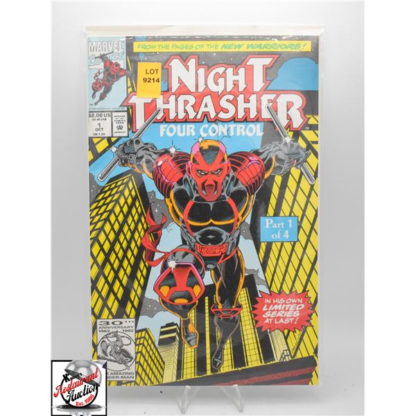 1992 MARVEL NIGHT THRASHER FOUR CONTROL #1
