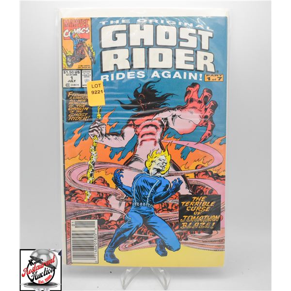 1991 MARVEL ORIGINAL GHOST RIDER RIDES AGAIN #1