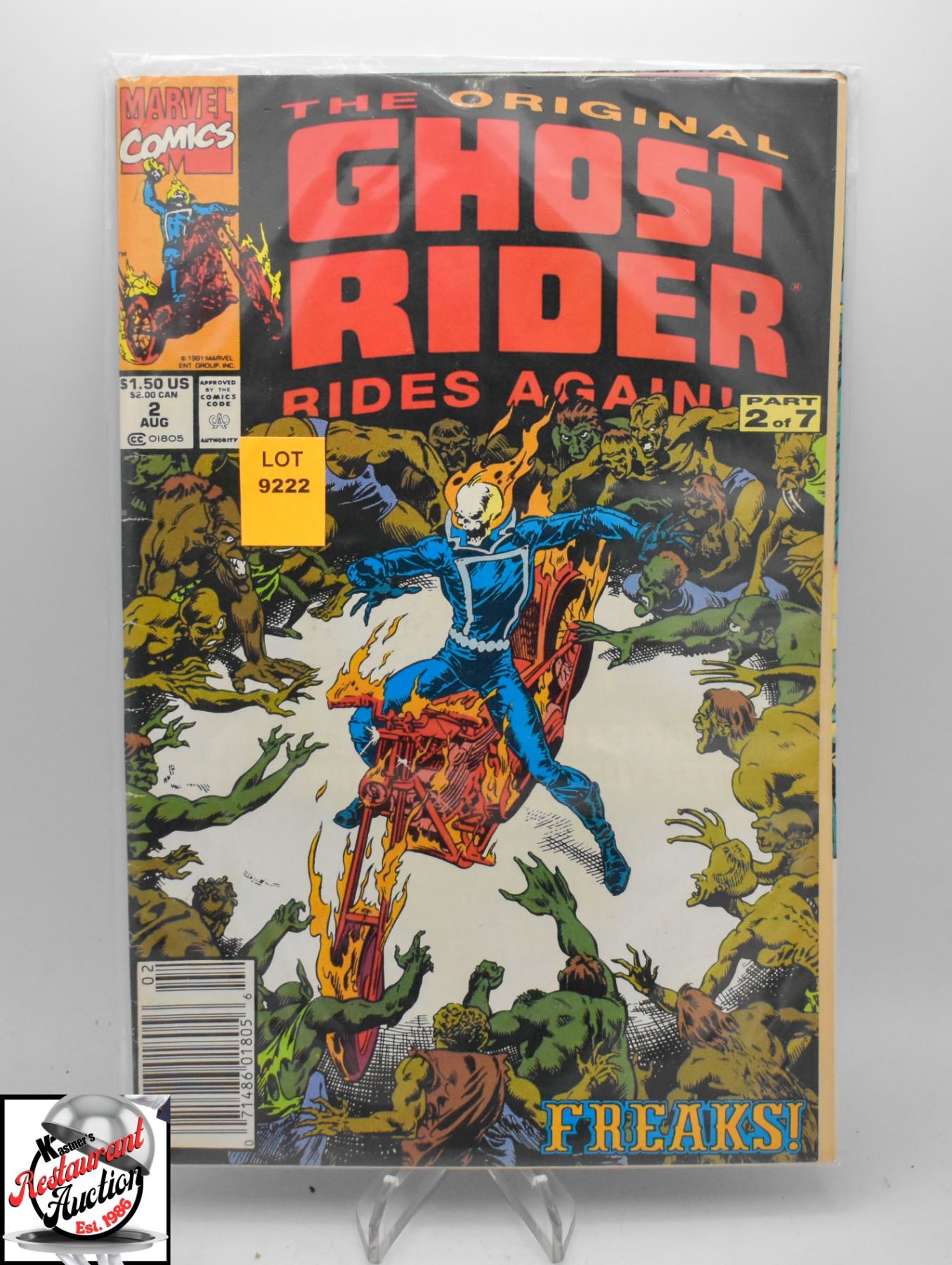 1991 MARVEL ORIGINAL GHOST RIDER RIDES AGAIN #2