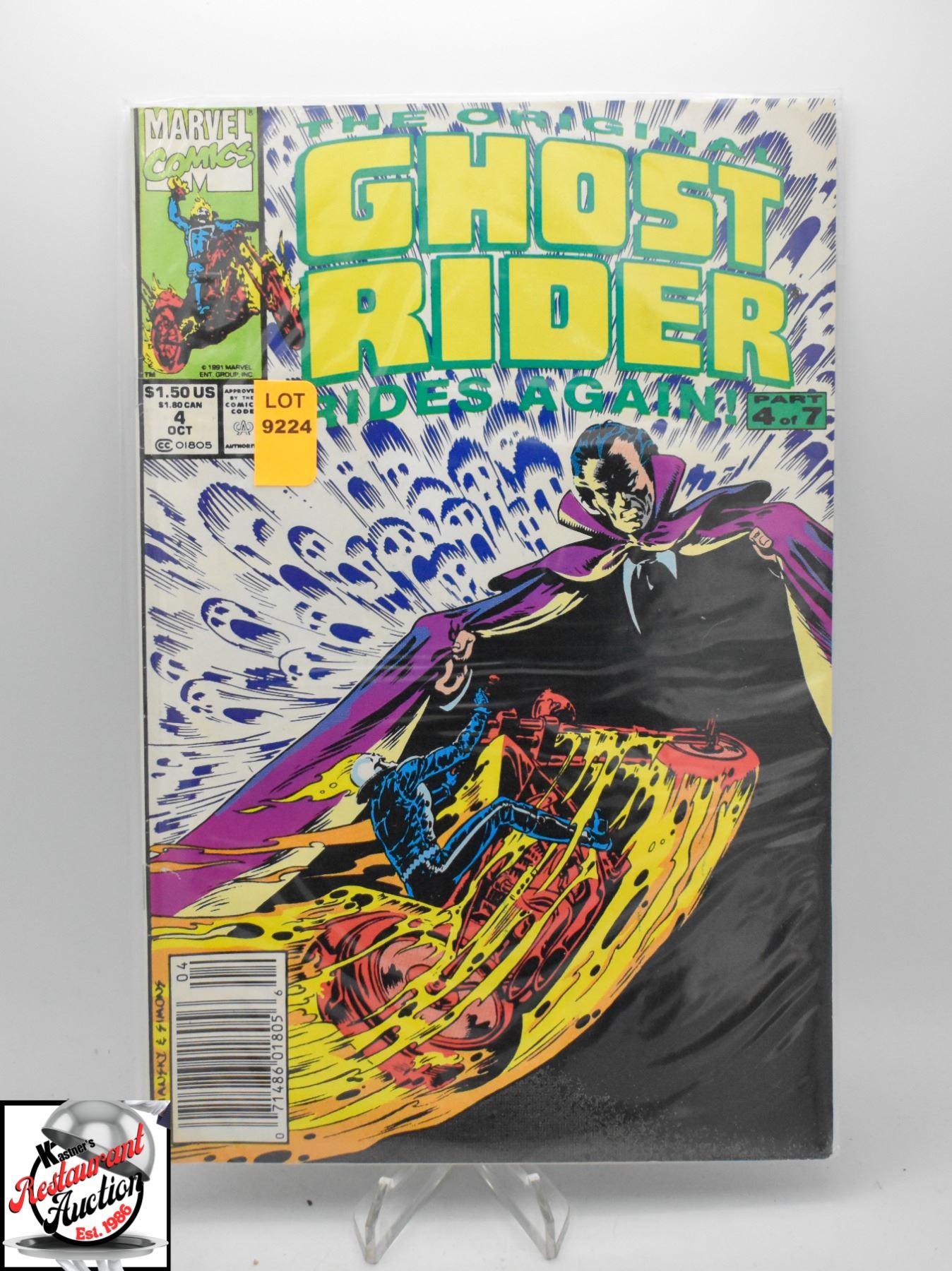 1991 MARVEL ORIGINAL GHOST RIDER RIDES AGAIN #4