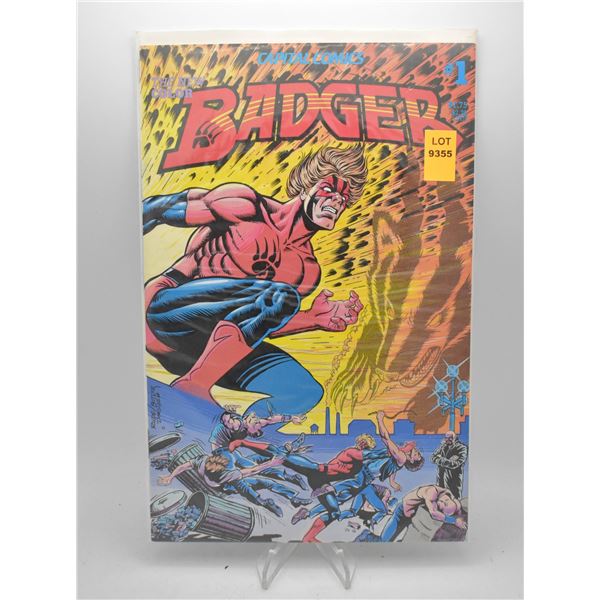 1983 CAPITAL COMICS BADGER #1