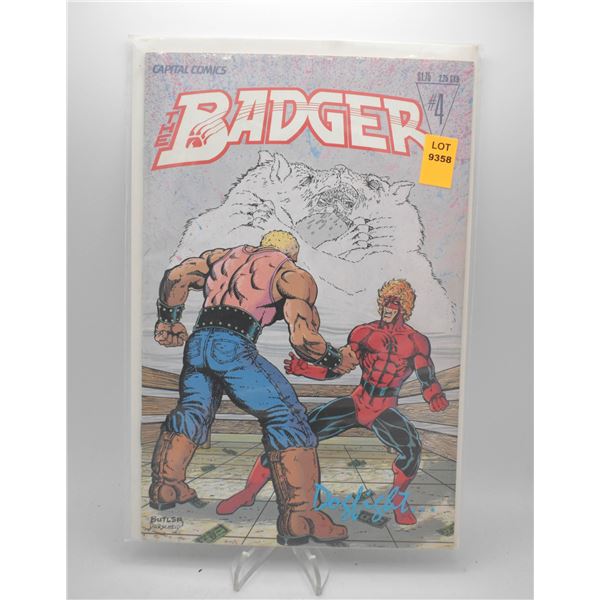 1984 CAPITAL COMICS BADGER #4