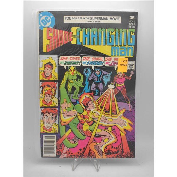 1977 DC SHADE THE CHANGING MAN #2
