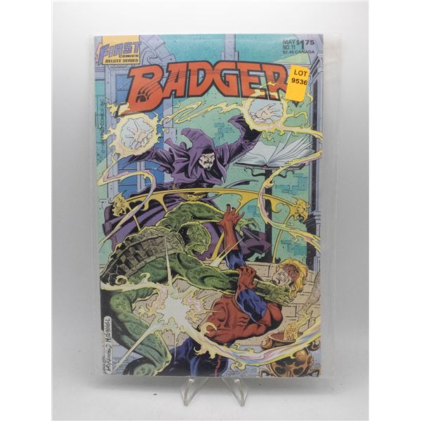 1986 FIRST COMICS THE BADGER #11