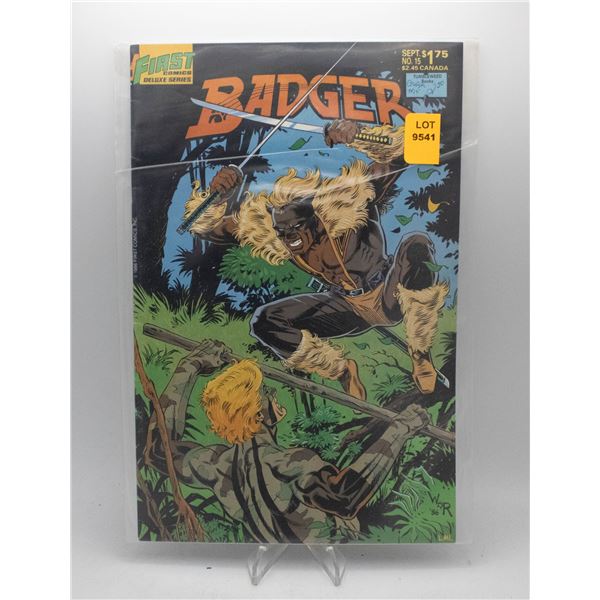 1986 FIRST COMICS THE BADGER #15