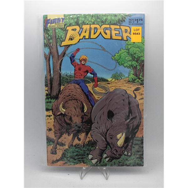 1986 FIRST COMICS THE BADGER #17