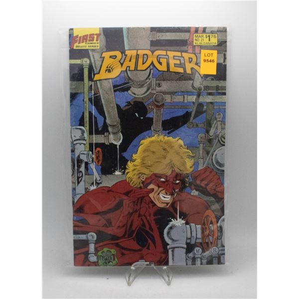 1987 FIRST COMICS THE BADGER #21