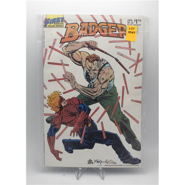 1987 FIRST COMICS THE BADGER #22