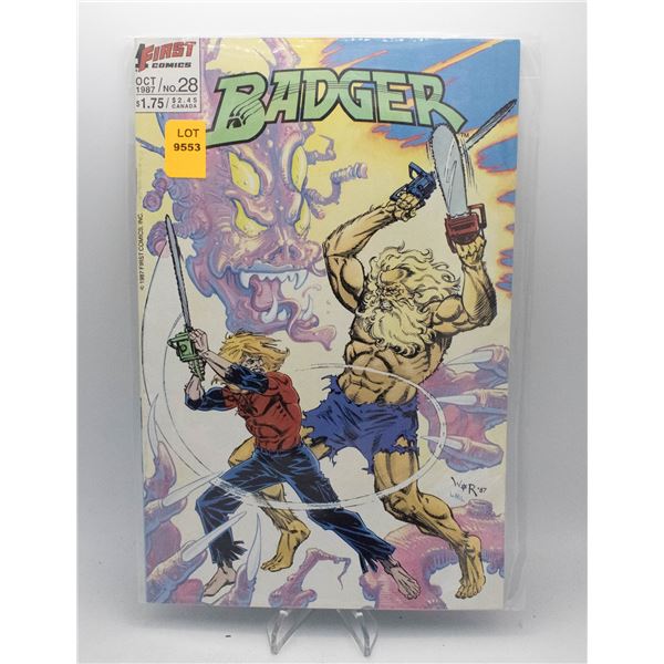 1987 FIRST COMICS THE BADGER #28