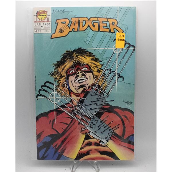 1988 FIRST COMICS THE BADGER #31