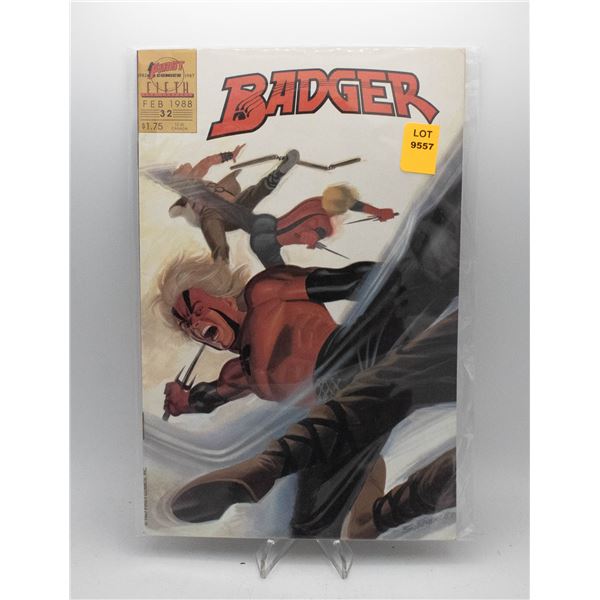 1988 FIRST COMICS THE BADGER #32