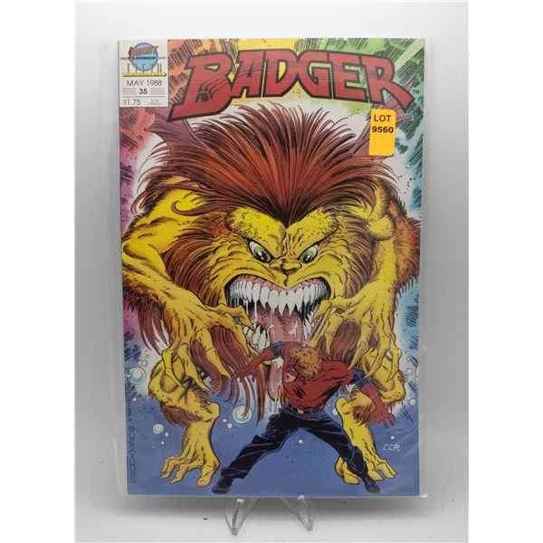1988 FIRST COMICS THE BADGER #35