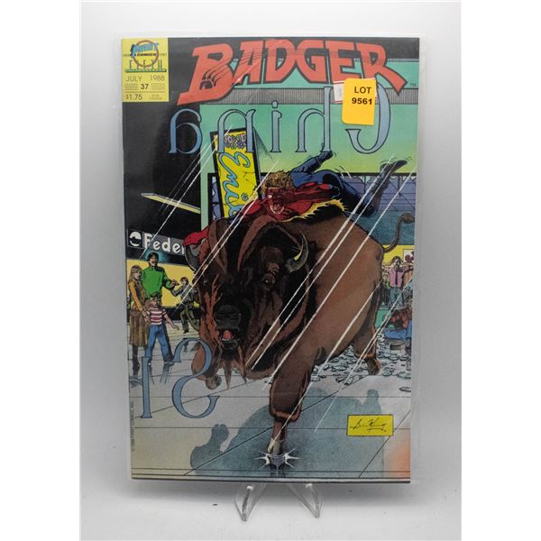 1988 FIRST COMICS THE BADGER #37