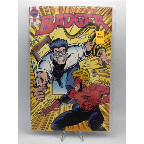 1989 FIRST COMICS THE BADGER #45